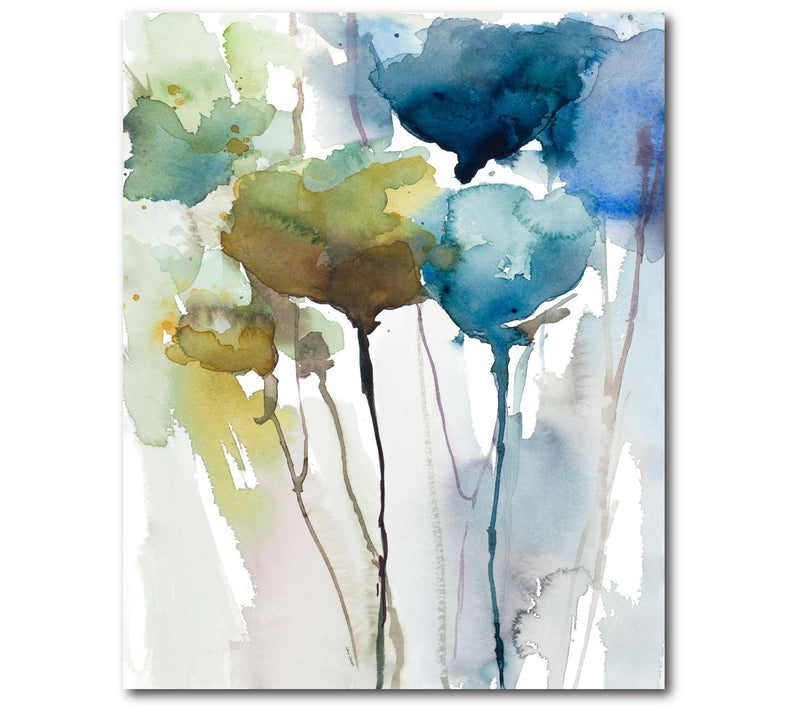 Courtside Market Rainy Wildflowers 16x20 CanvasWall Art — Main view