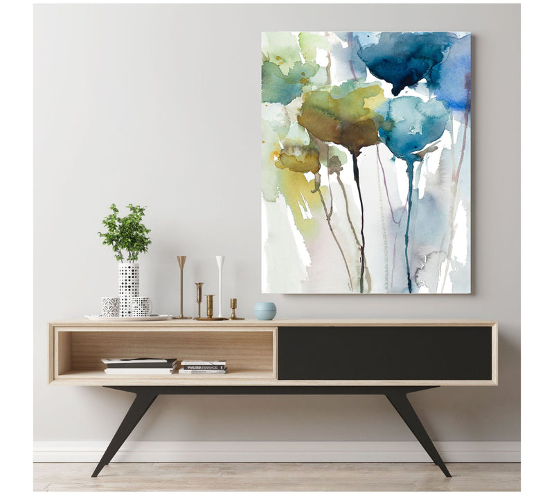 Courtside Market Rainy Wildflowers 16x20 CanvasWall Art — View 2