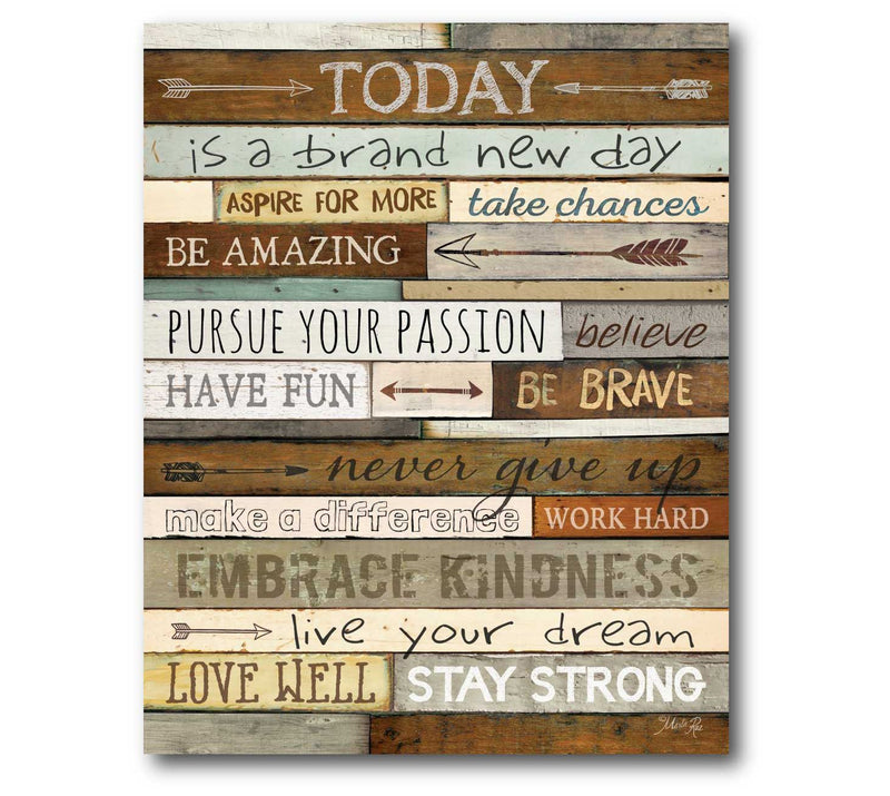 Courtside Market Today 16x20 Canvas Wall Art — Main view