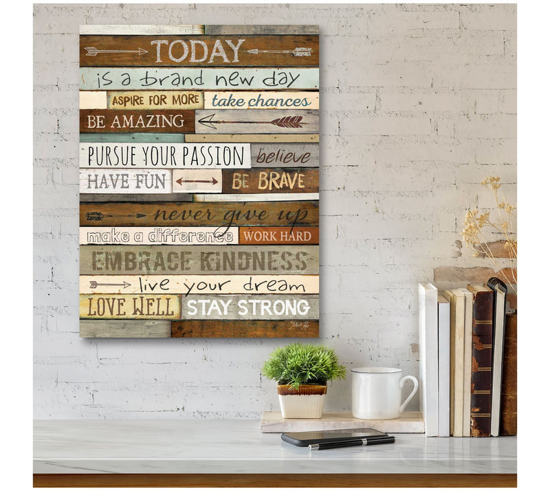 Courtside Market Today 16x20 Canvas Wall Art — View 2