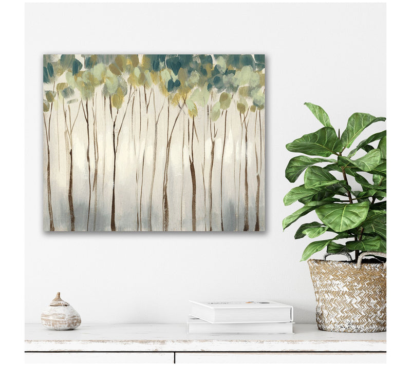 Courtside Market Neutral Forest 16x20 Canvas Wall Art — View 2