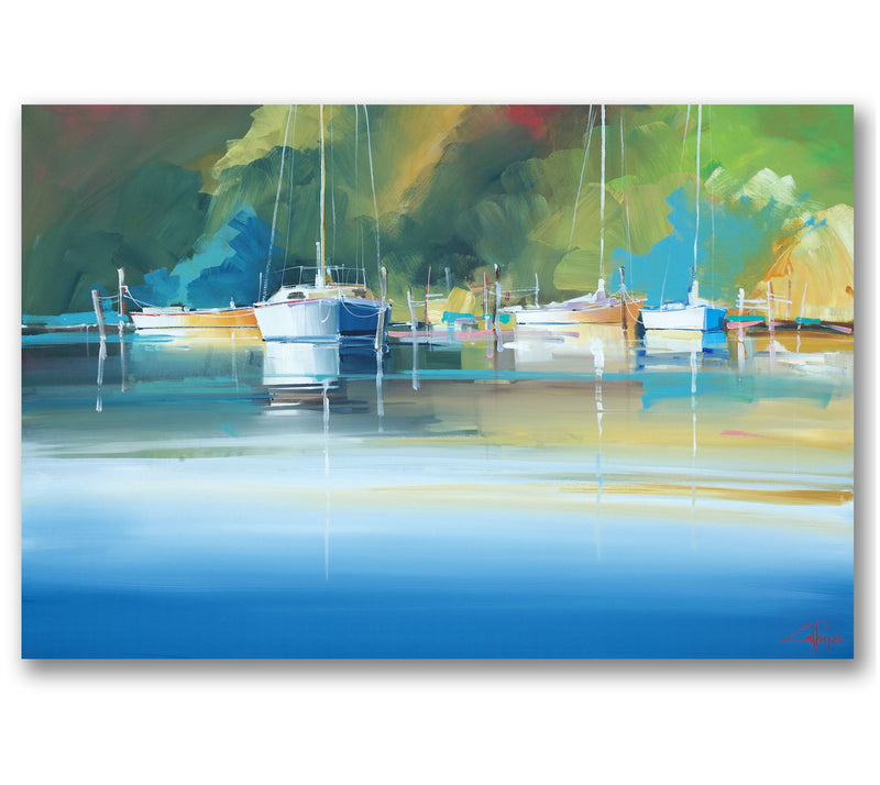Courtside Market Light at Metung 12x18 Canvas Wall Art — Main view