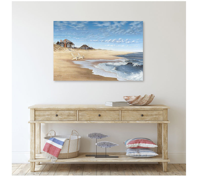 Courtside Market Hampton Beach 12x18 Canvas Wall Art — View 2