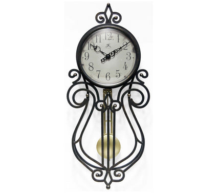 Infinity Instruments 20" Decorative Pendulum Wall Clock