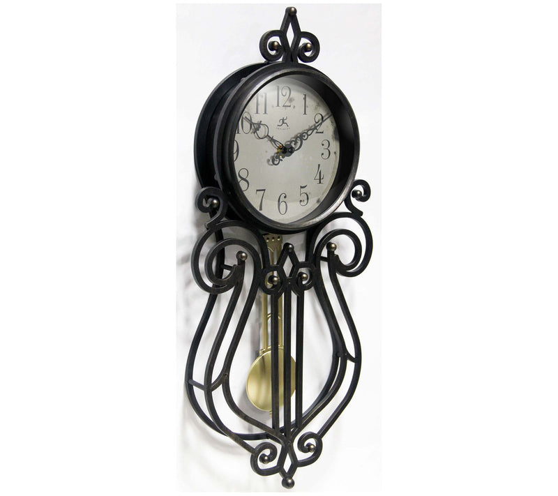 Infinity Instruments 20" Decorative Pendulum Wall Clock — View 2