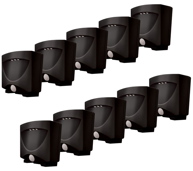 MAXSA 10-pack: Battery-Powered Motion-ActivatedOutdoor Night — Main view