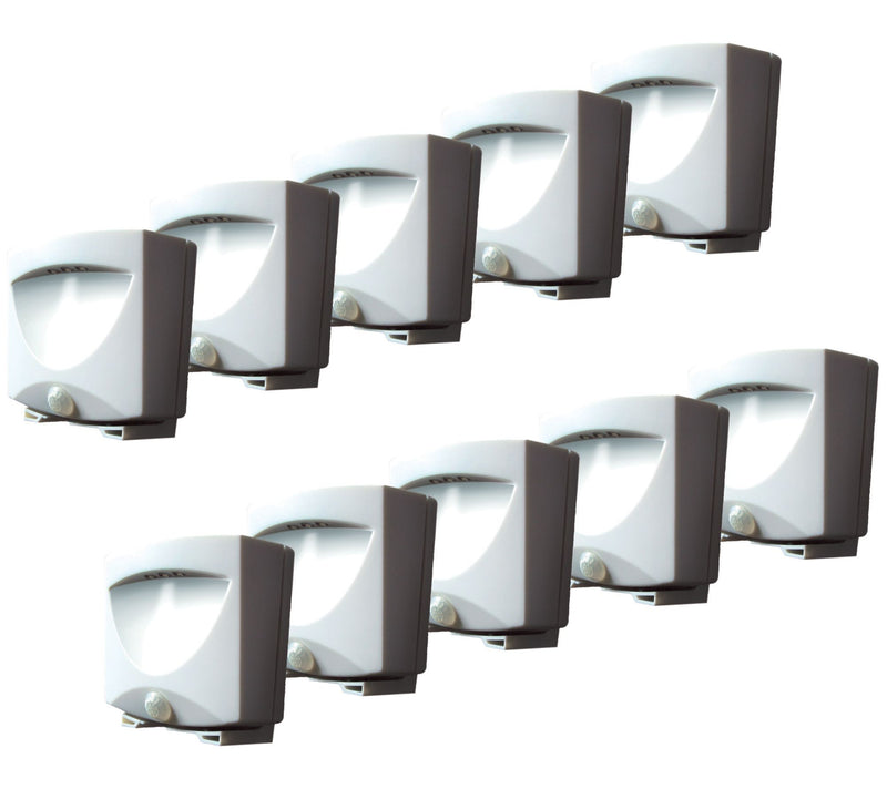 MAXSA 10-pack: Battery-Powered Motion-ActivatedOutdoor Night — View 5