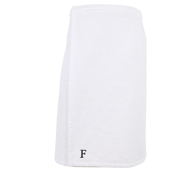 Linum Home Cotton Personalized Women's Terry Body Wrap White — View 13