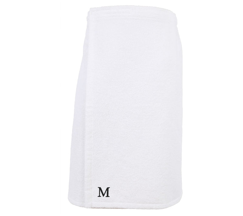 Linum Home Cotton Personalized Women's Terry Body Wrap White — View 42