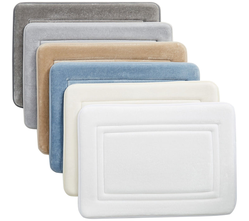 Truly Calm Antimicrobial Memory Foam 17x24, 20x30 Bath Rug Set — View 14