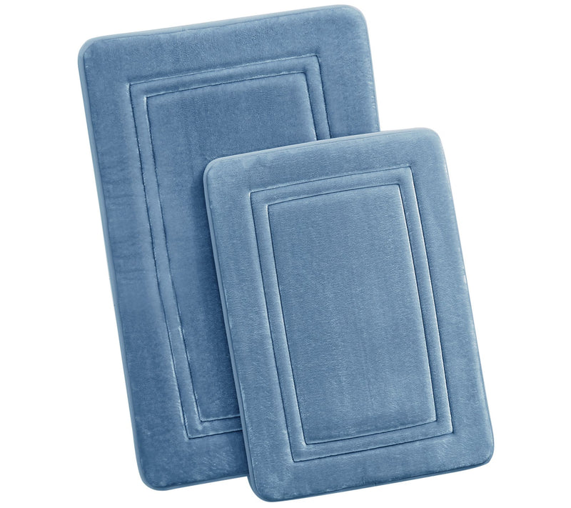 Truly Calm Antimicrobial Memory Foam 17x24, 20x30 Bath Rug Set — View 3