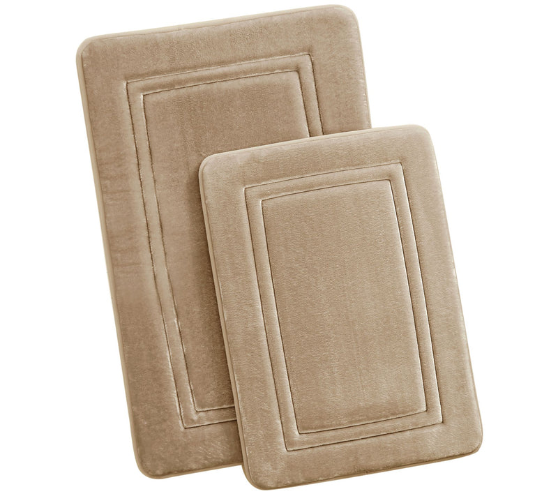 Truly Calm Antimicrobial Memory Foam 17x24, 20x30 Bath Rug Set — View 9