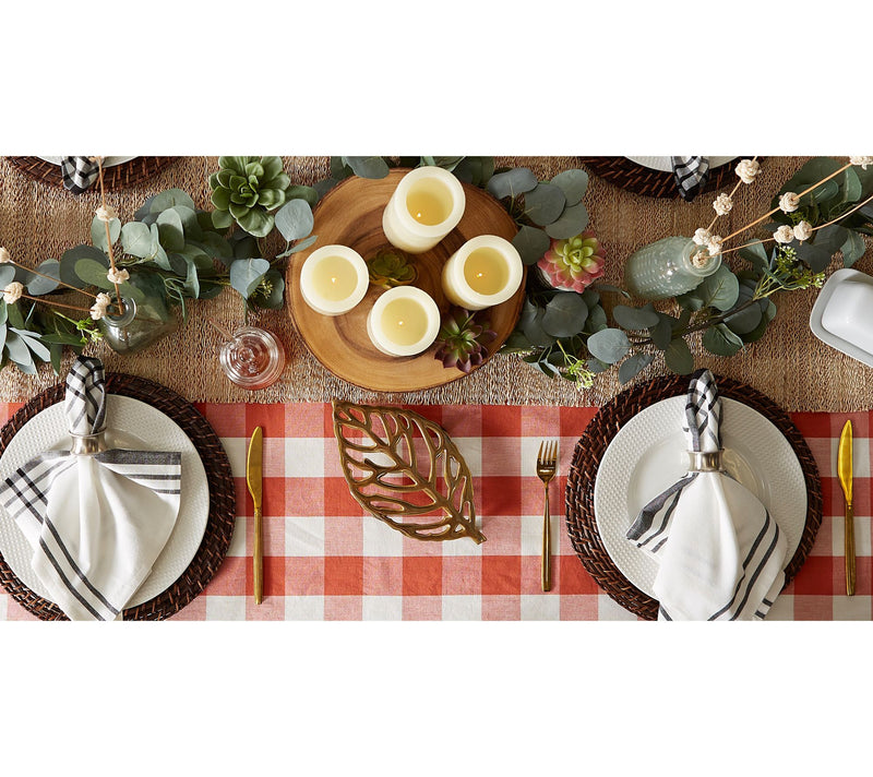 Design Imports Buffalo Check Tablecloth 52x52 — View 16