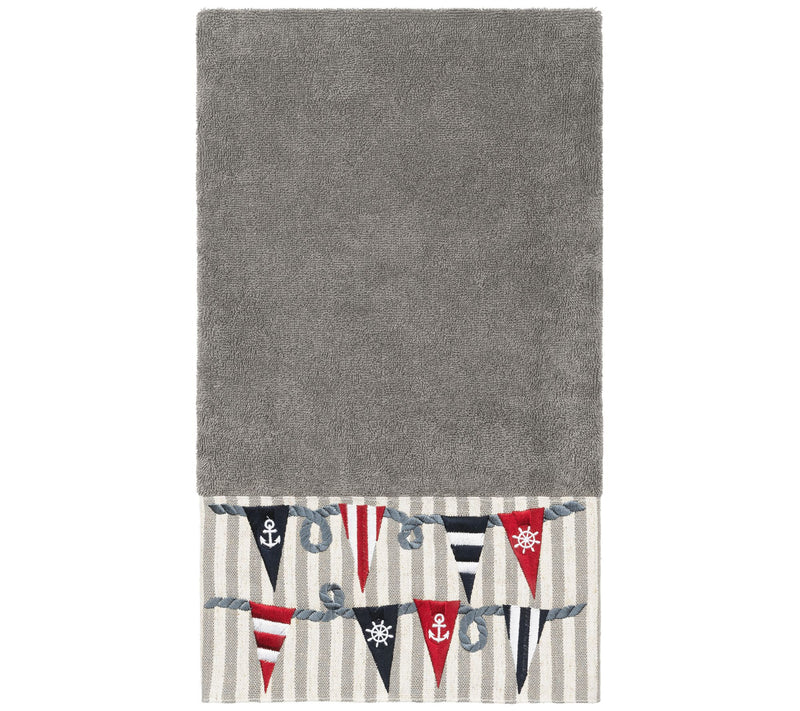 Linum Home Textiles Ethan Embellished Bath Towel — View 5