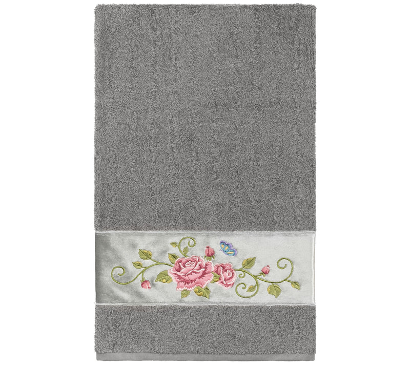 Linum Home Textiles Rebecca Embellished Bath Towel — View 5