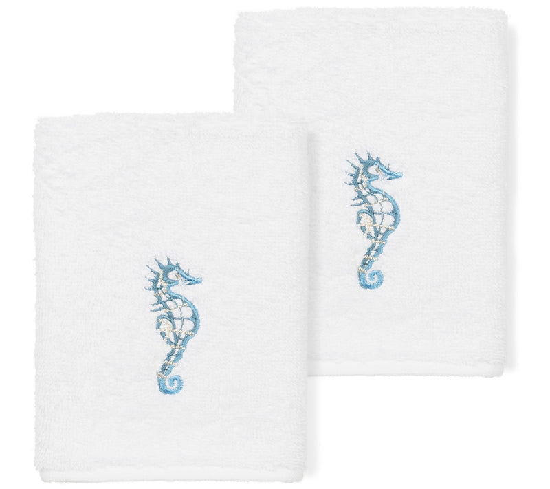 Linum Home Textiles Sofia 2PC Embellished Washcloth Set — View 10