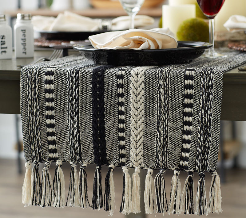 Design Imports Braided Stripe Table Runner 15x7 — View 15