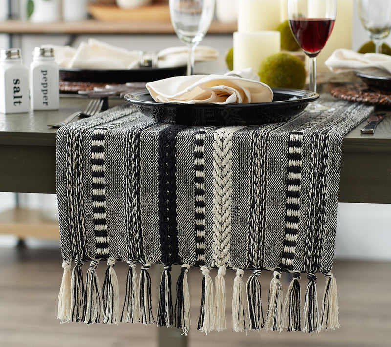 Design Imports Braided Stripe Table Runner 15x7 — View 14