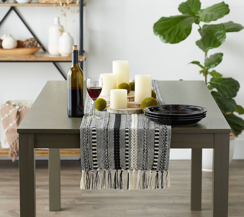 Design Imports Braided Stripe Table Runner 15x7 — View 13