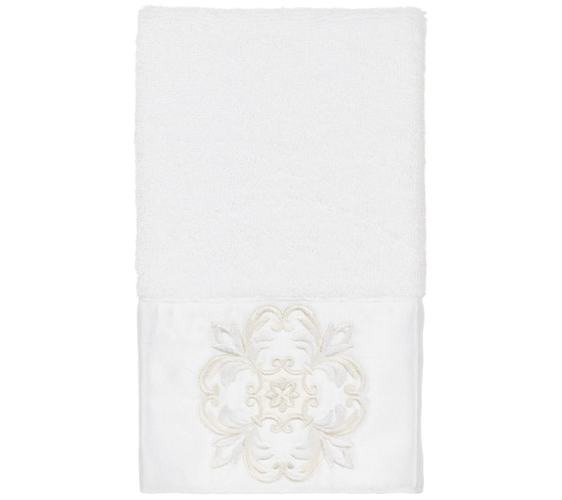 Linum Home Textiles Alyssa Embellished Hand Towel — View 11