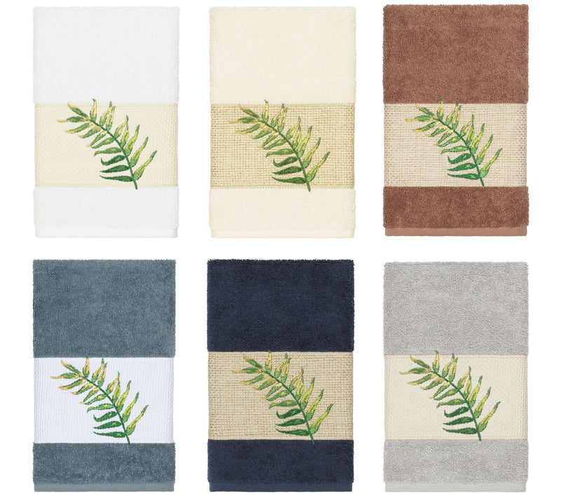 Linum Home Textiles Zoe Embellished Hand Towel — View 14
