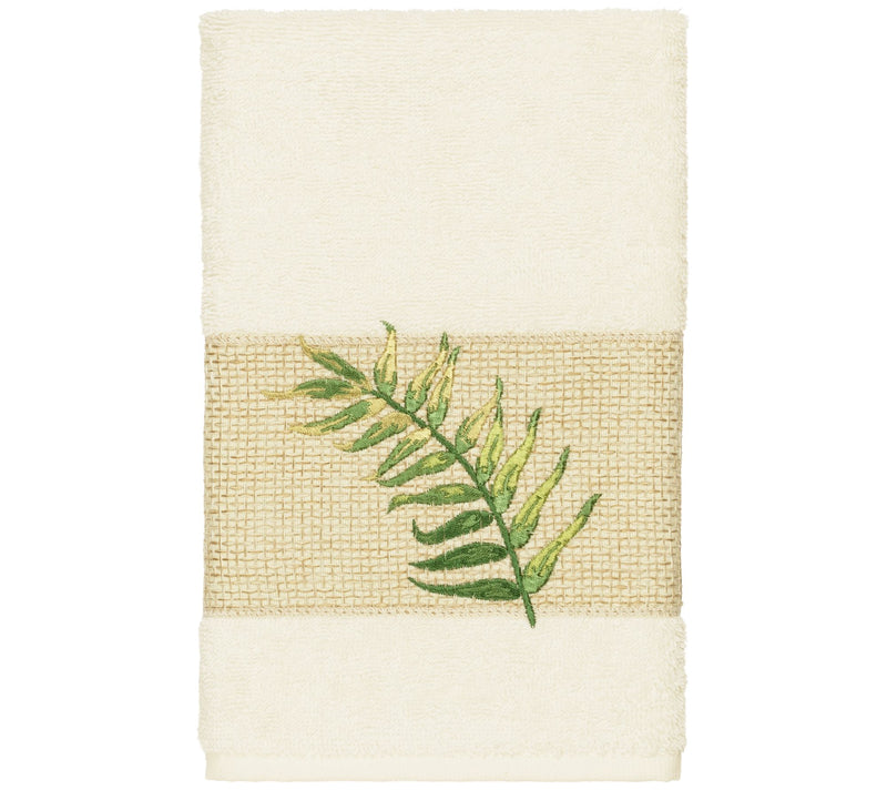 Linum Home Textiles Zoe Embellished Hand Towel — View 3