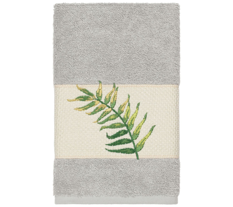 Linum Home Textiles Zoe Embellished Hand Towel — View 7