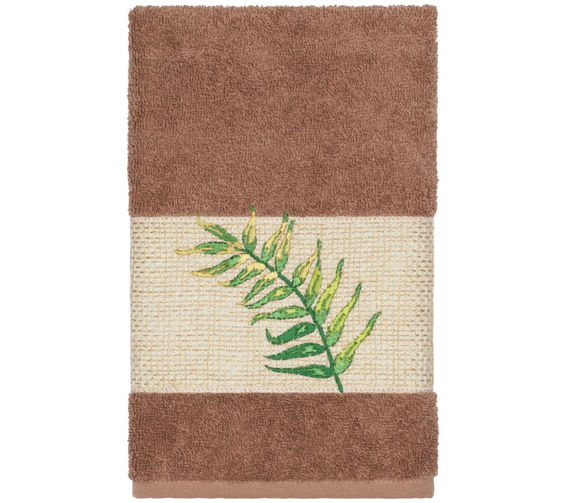 Linum Home Textiles Zoe Embellished Hand Towel — View 5