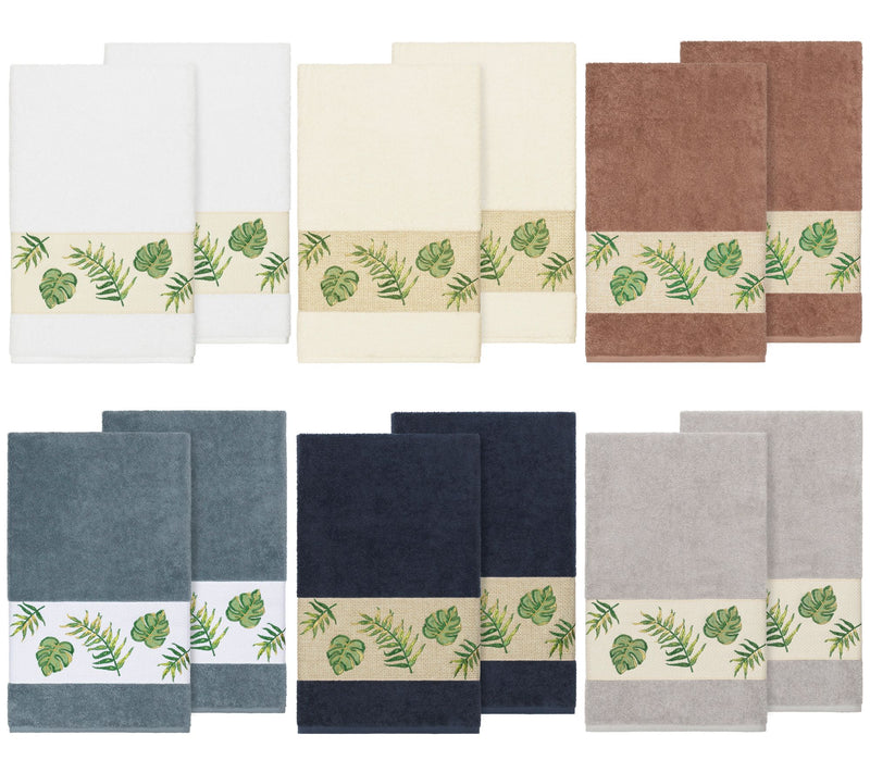 Linum Home Textiles Zoe 2PC Embellished Bath Towel Set — View 14