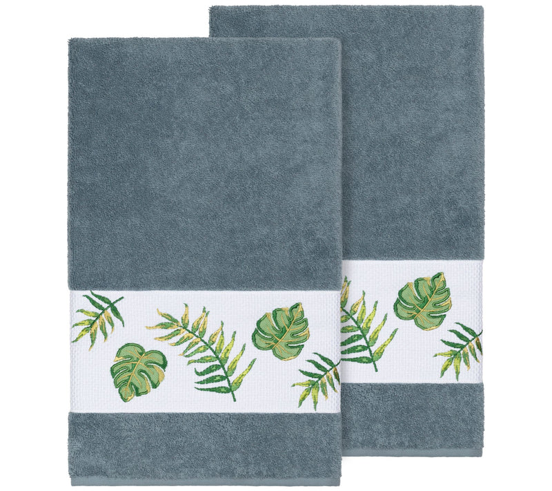 Linum Home Textiles Zoe 2PC Embellished Bath Towel Set — View 11