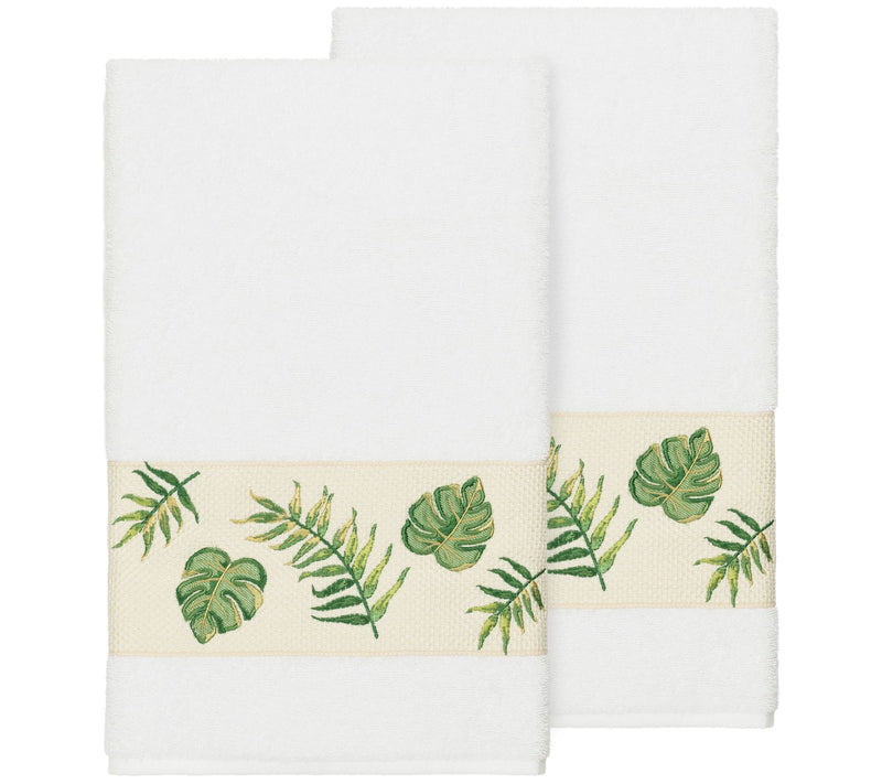 Linum Home Textiles Zoe 2PC Embellished Bath Towel Set — View 13