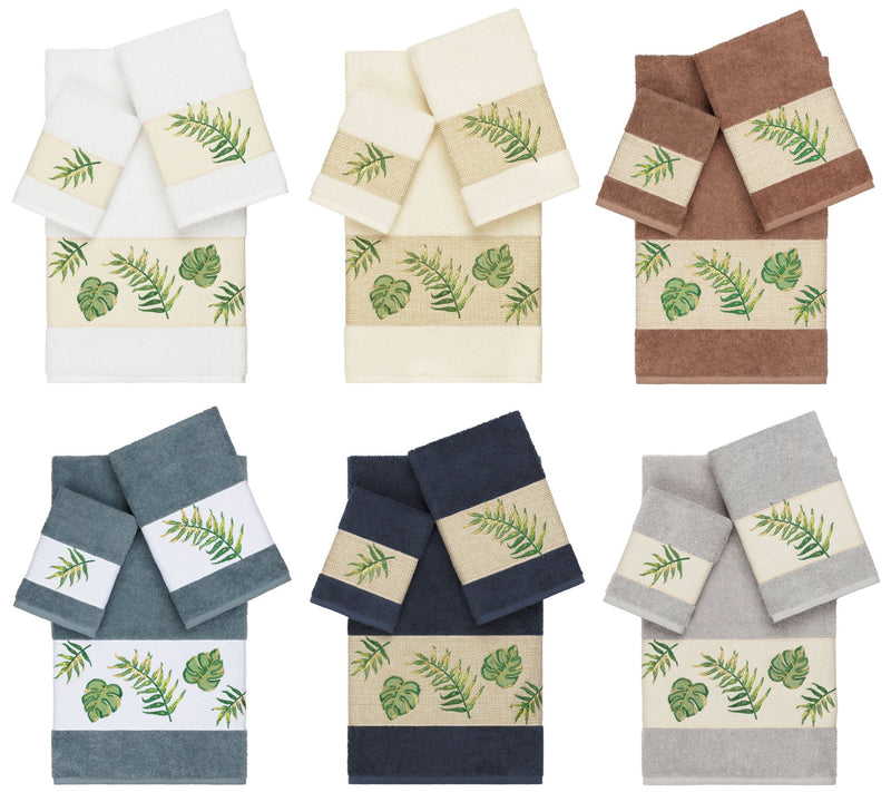 Linum Home Textiles Zoe 3PC Embellished Towel Set — View 14
