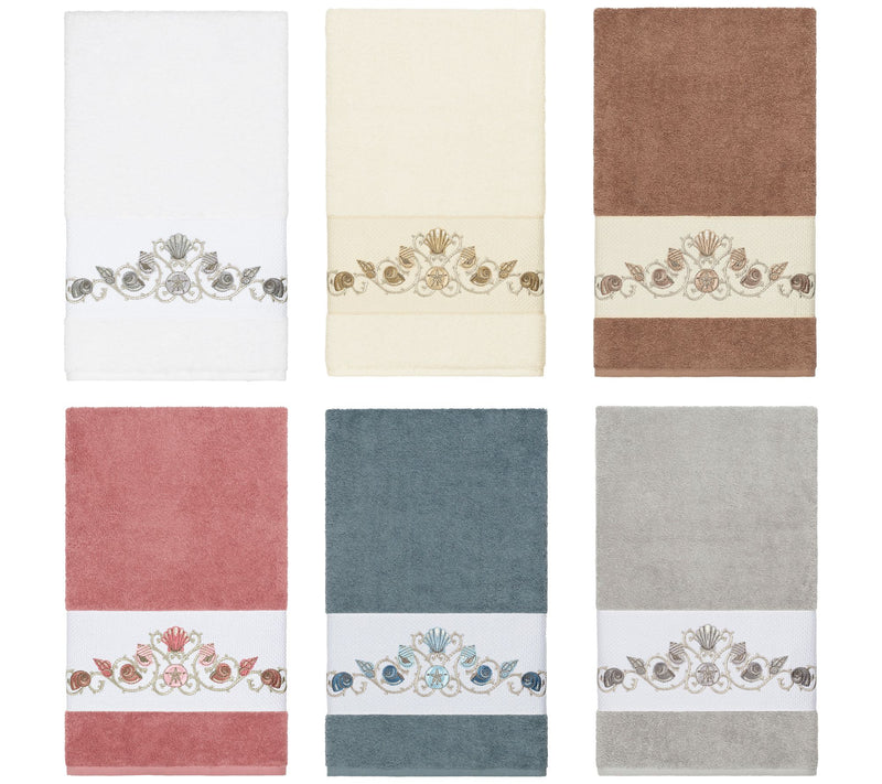 Linum Home Textiles Bella Embellished Bath Towel — View 14
