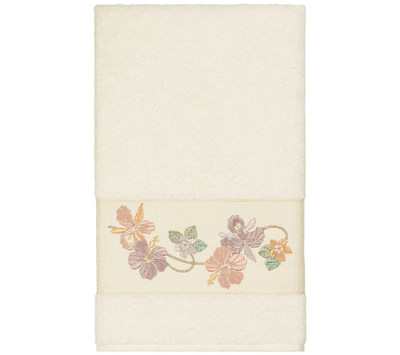 Linum Home Textiles Caroline Embellished Bath Towel — Main view