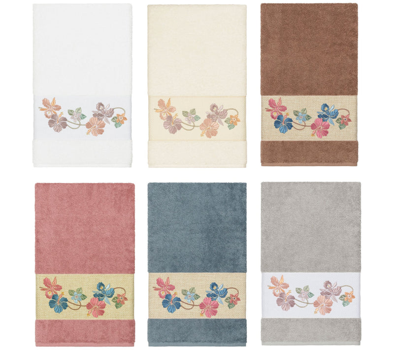Linum Home Textiles Caroline Embellished Bath Towel — View 14