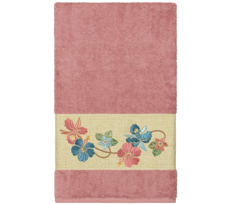 Linum Home Textiles Caroline Embellished Bath Towel — View 9
