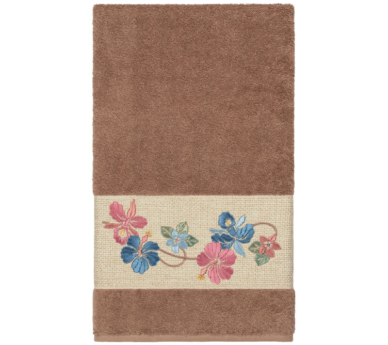Linum Home Textiles Caroline Embellished Bath Towel — View 5