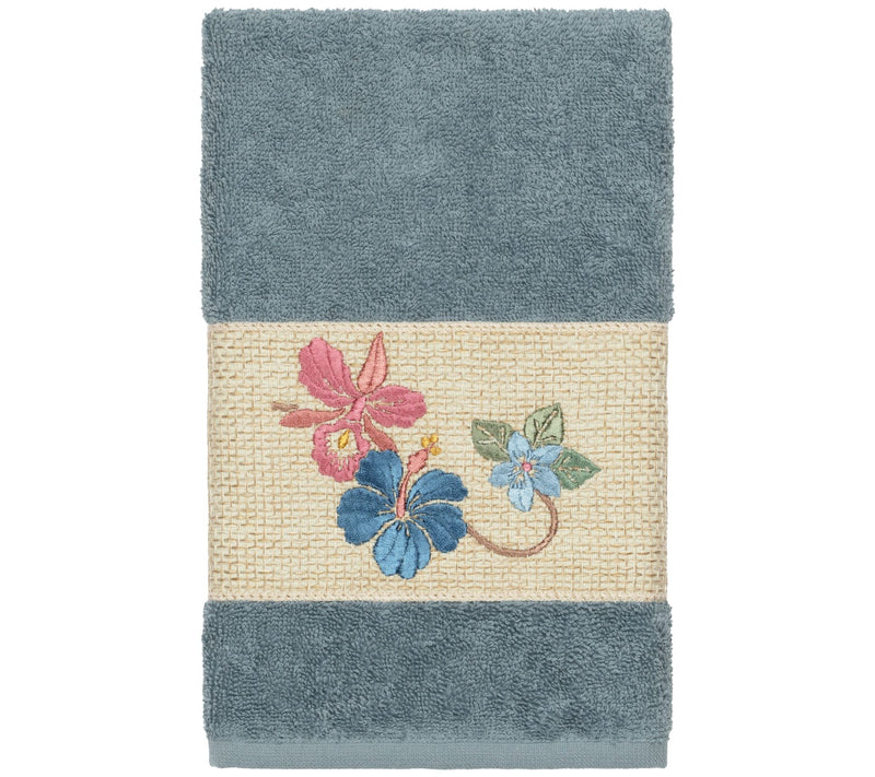 Linum Home Textiles Caroline Embellished Hand Towel — View 11