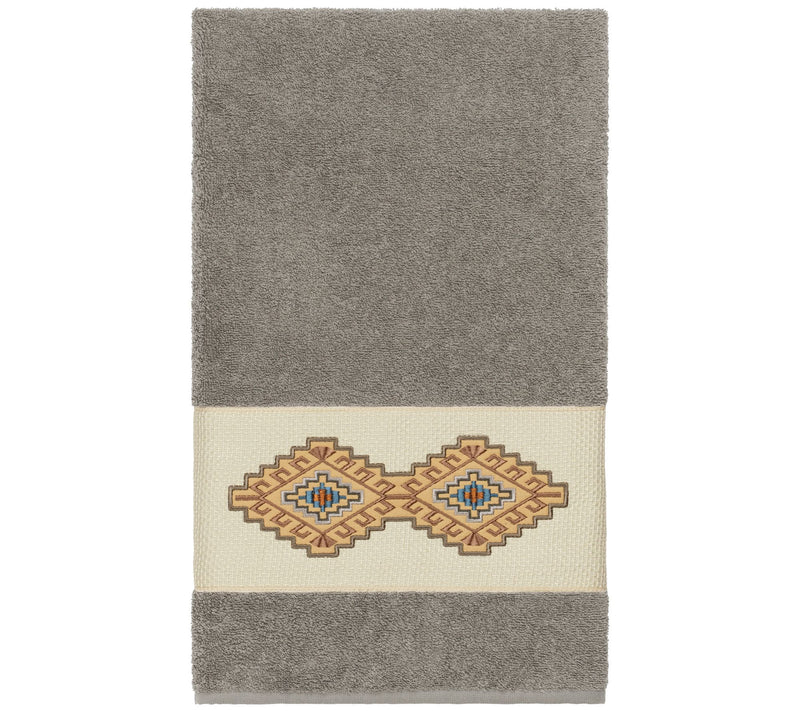 Linum Home Textiles Gianna Embellished Bath Towel — Main view
