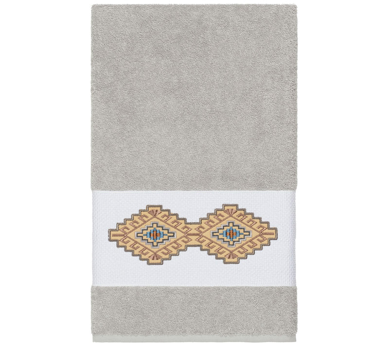 Linum Home Textiles Gianna Embellished Bath Towel — View 7