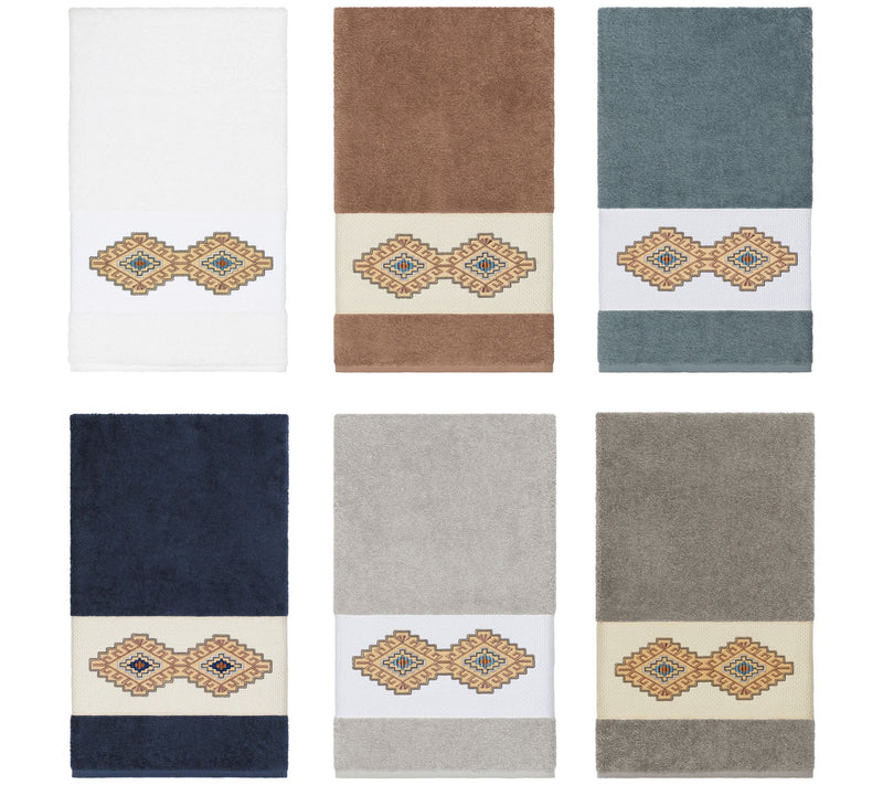 Linum Home Textiles Gianna Embellished Bath Towel — View 14