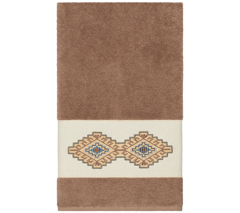 Linum Home Textiles Gianna Embellished Bath Towel — View 5
