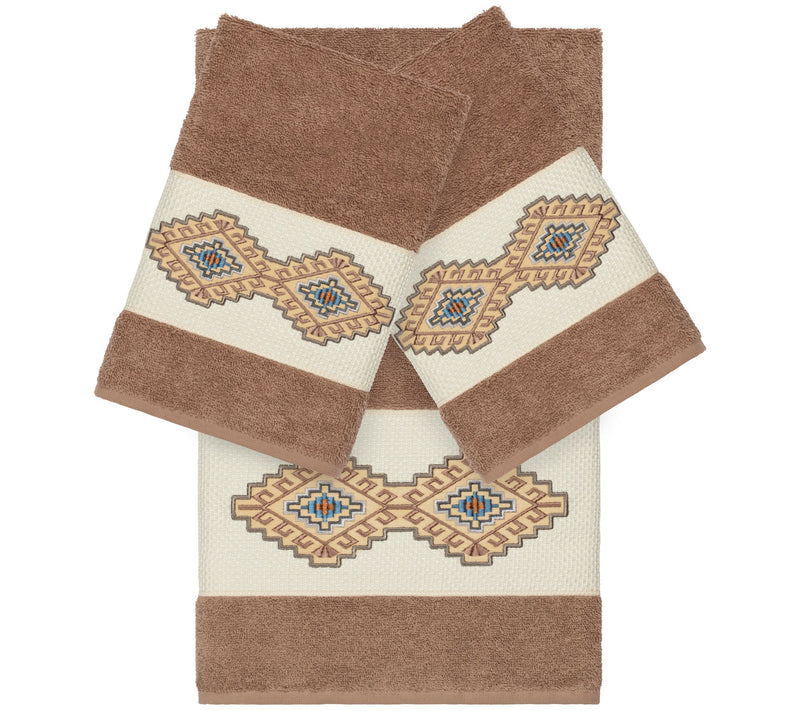 Linum Home Textiles Gianna 3PC Towel Set — View 5