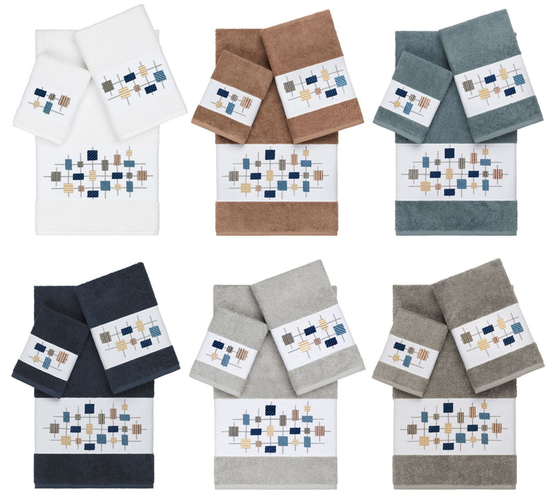 Linum Home Textiles Khloe 3PC Embellished TowelSet — View 14