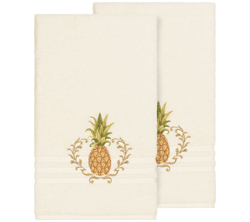 Linum Home Textiles Welcome 2PC Embellished Bath Towel Set — View 13