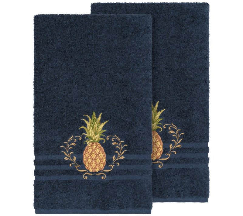 Linum Home Textiles Welcome 2PC Embellished Bath Towel Set — View 11