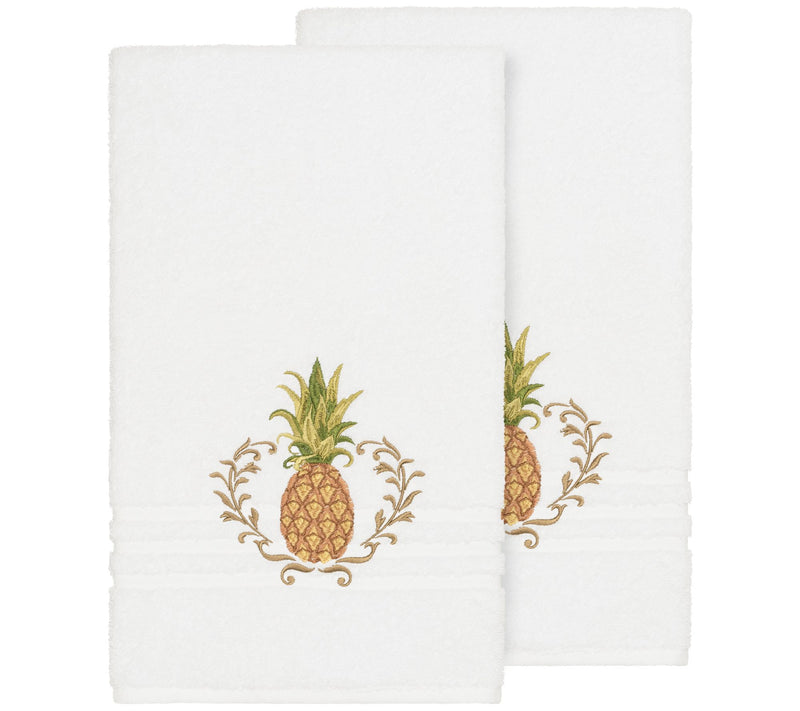 Linum Home Textiles Welcome 2PC Embellished Bath Towel Set — View 15