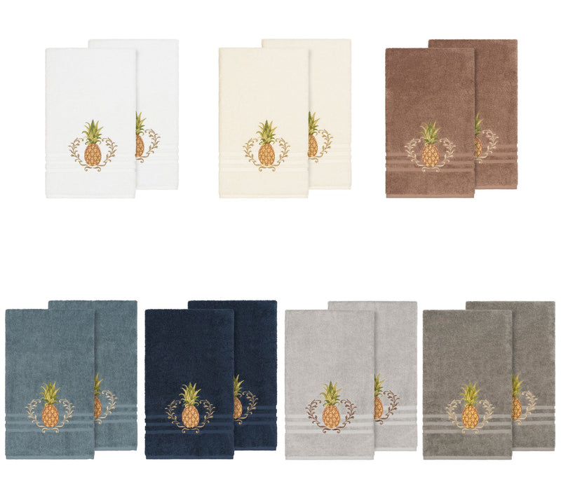 Linum Home Textiles Welcome 2PC Embellished Bath Towel Set — View 16