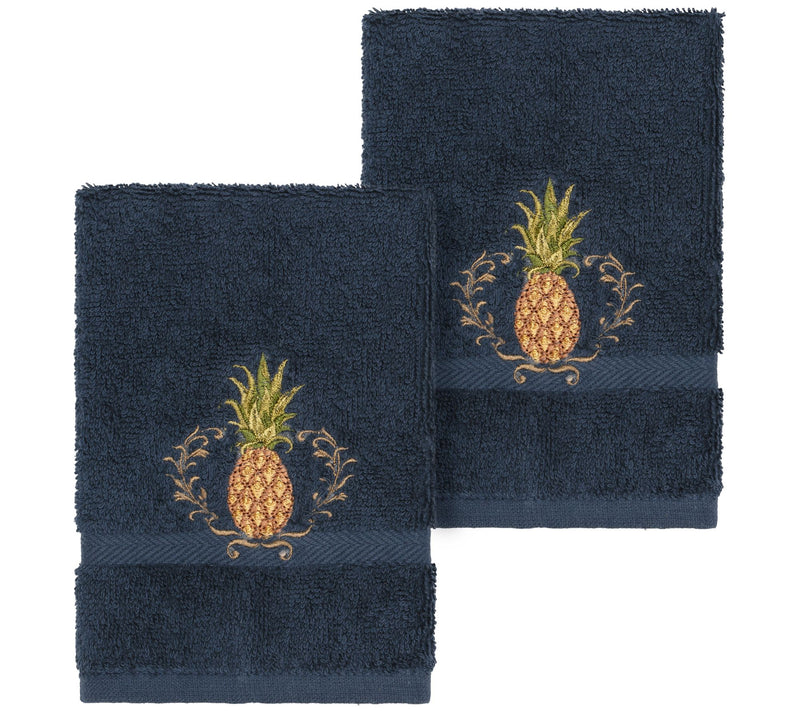 Linum Home Textiles Welcome 2PC Embellished Washcloth Set — View 11