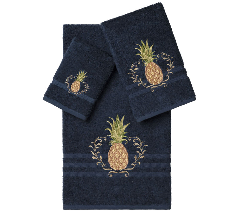 Linum Home Textiles Welcome 3PC Embellished Towel Set — View 11